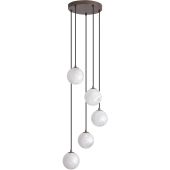 Searchlight SL-33450-5BZ Hanglamp Frosty brons 35cm