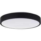 Brilliant G80820/76-BR Plafonniere Filiz zwart 39cm