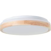 Brilliant G99790/75-BR Plafonniere Brodsky hout 39cm