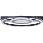 Brilliant G99927A06-BR Plafondlamp Maureen zwart 37cm