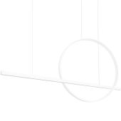 Thoro SOLTH.492 Hanglamp Glad wit 120cm
