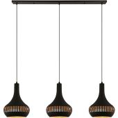 Freelight FR-H2903Z Hanglamp Canna zwart 130cm