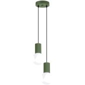 Soll SOL1974 Hanglamp Halo olijfgroen 15cm