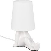 Trio  R56531001-TR Tafellamp Huma wit 25cm