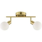 Brilliant 10071/18-BR Plafondspot Jorge messing 42cm