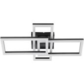 Brilliant G81160/06-BR Plafondlamp Jorvic zwart 48cm