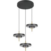 Trio  340230380-TR Hanglamp Keaton zwart 45cm