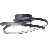 Brilliant G96894/06-BR Plafondlamp Labyrinth zwart 40cm