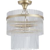 Searchlight SL-11300-3GO Plafondlamp Lara goud 35cm