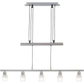 Brilliant G32473/77-BR Hanglamp Lea chroom 90cm