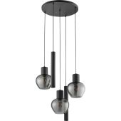 Brilliant 51295/93-BR Hanglamp Ligari rookglas 68cm