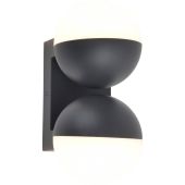 Lutec LT5138003118 Wandlamp Looma antraciet 21cm