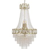 Searchlight SL-1611-6SB Kroonluchter Louis Phillipe kristal 40cm