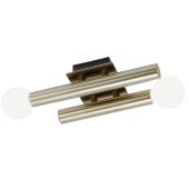 Brilliant 90054/31-BR Wandlamp Lucky messing 34cm