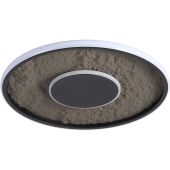 Searchlight SL-80880-46BK Plafonniere Lumadisc grijs 41cm