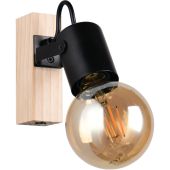 Trio  R86661032-TR Spot Lynar zwart 13cm