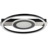 Brilliant G81166/76-BR Plafondlamp Maureen zwart 39cm