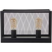 Brilliant 94523/86-BR Tafellamp Maze zwart 40cm