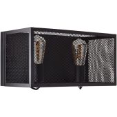 Brilliant 99732/86-BR Wandlamp Maze zwart 40cm