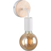 Trio  R86651031-TR Wandlamp Merida wit 16cm