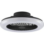 Brilliant G81305/06-BR Plafondventilator Montero zwart 42cm