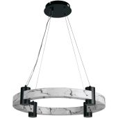 Searchlight SL-10868-1BK Hanglamp Moonbeam marmer 61cm