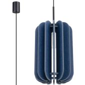 Soll SOL1859 Hanglamp Mula blauw vilt 27cm