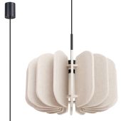 Soll SOL1860 Hanglamp Mula beige vilt 45cm