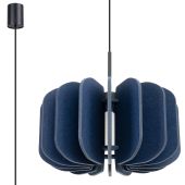Soll SOL1862 Hanglamp Mula blauw vilt 45cm