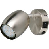 Trio  R86261707-TR Wandspot Nancy staal 10cm