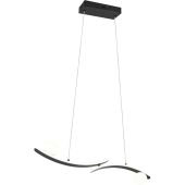 Trio  337910232-TR Hanglamp Napoli zwart 82cm