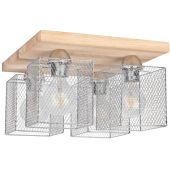 Spot BT-8175474 Plafondlamp Norman eik 34cm