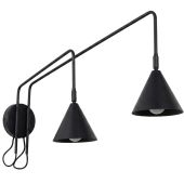 Soll SOL2507 Wandlamp Nox zwart 80cm