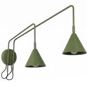 Soll SOL2510 Wandlamp Nox olijfgroen 80cm