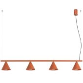 Soll SOL2556 Hanglamp Nox okerrood 122cm
