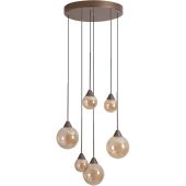 Searchlight SL-26303-6BZ Hanglamp Opus Lux champagne 50cm