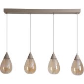 Searchlight SL-35110-4SA Hanglamp Pear zand 105cm