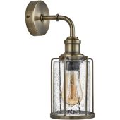 Searchlight SL-1261AB Wandlamp Pipes brons 33cm 