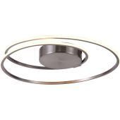 Freelight FR-PL1366S Plafonnière Ophelia staal 50cm