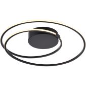 Freelight FR-PL1366Z Plafonnière Ophelia zwart 50cm