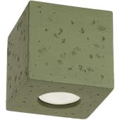 Soll SOL1845 Plafondlamp Quad beton groen 10cm