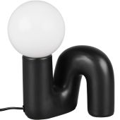 Trio  R56821002-TR Tafellamp Quinn zwart 22cm