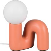 Trio  R56821040-TR Tafellamp Quinn abrikoos 22cm