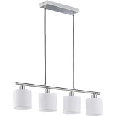 Trio  R30334001-TR Hanglamp Tommy staal 76cm