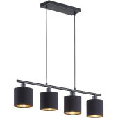 Trio  R30334079-TR Hanglamp Tommy zwart 76cm