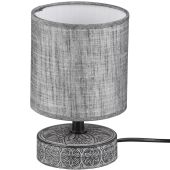 Trio  R50980111-TR Tafellamp Marie grijs 21cm