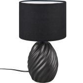 Trio  R51771032-TR Tafellamp Melva zwart 31cm