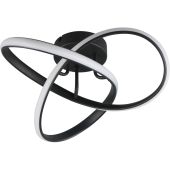 Trio  R62101132-TR Plafondlamp Meo zwart 40cm