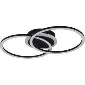 Trio  R62783132-TR Plafondlamp Venida zwart 50cm