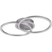 Trio  R62783187-TR Plafondlamp Venida staal 50cm